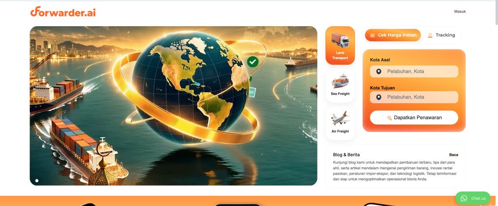 Cek Tarif FCL Instan