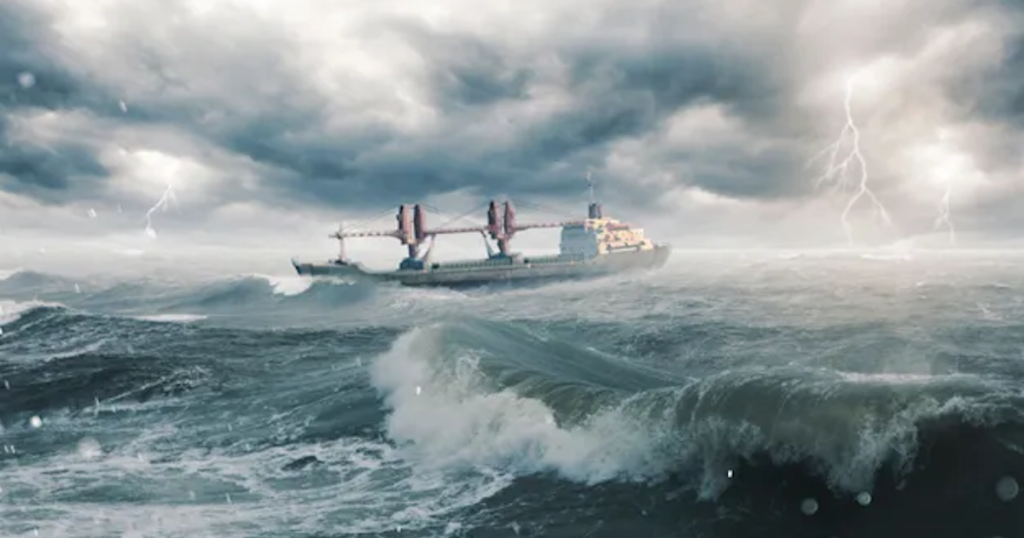 Cuaca Ekstrim saat Pengiriman Laut